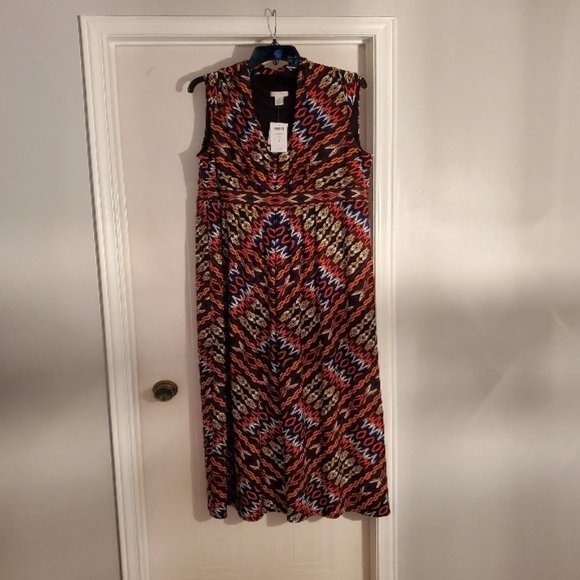 Chicos multi-coloured maxi dress - NWT - Picture 1 of 6